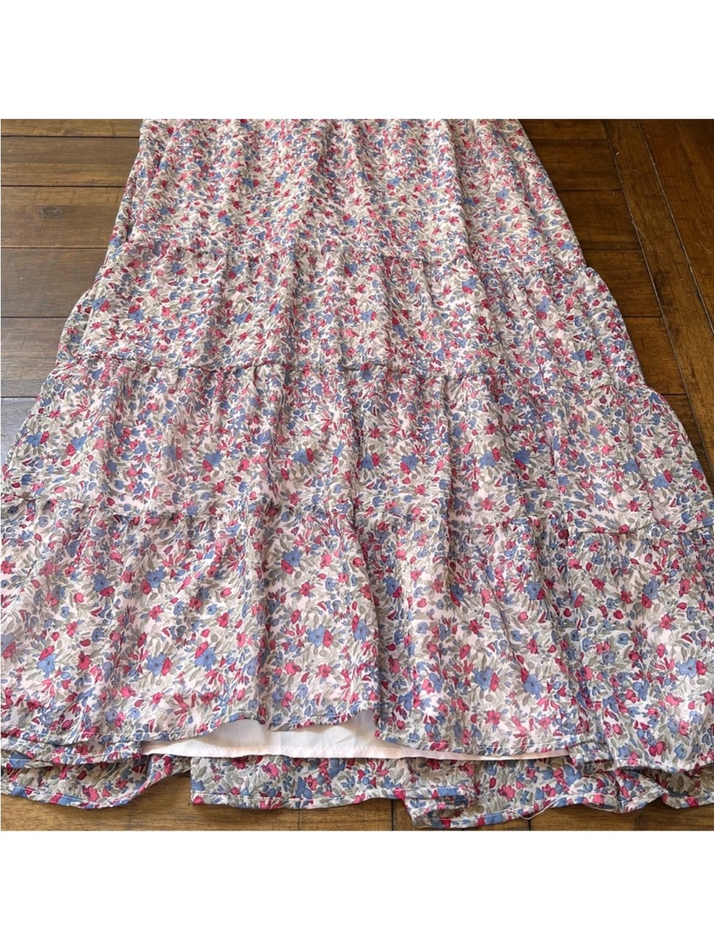 BB Dakota by Steve Madden Canyon Moon Blue and Pink Floral Dress XXL - Picture 7 of 13